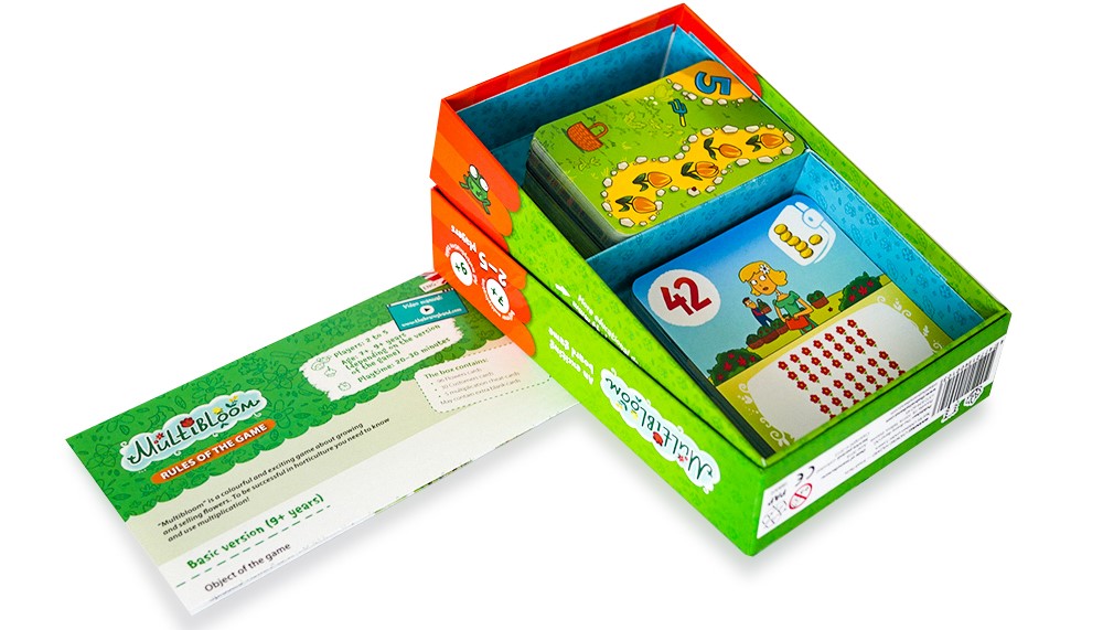 The game box with contents.